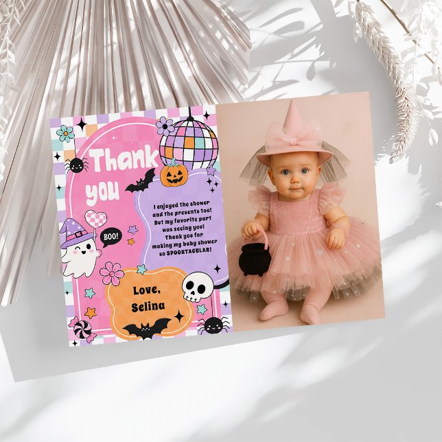 Halloween Ghost Spooky Thank You Card (Creator Uploaded)