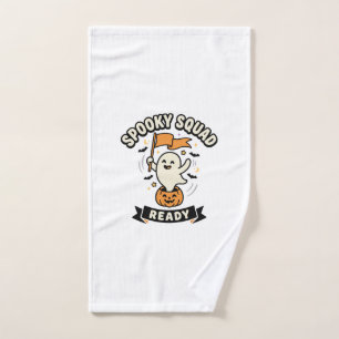 Halloween Ghost Squad Hand Towel