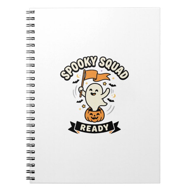 Halloween Ghost Squad Notebook (Front)