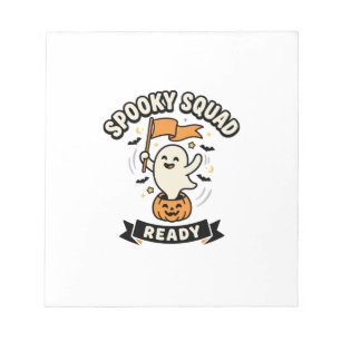 Halloween Ghost Squad Notepad