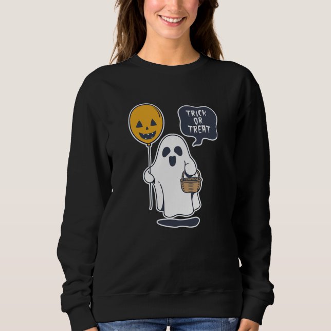Halloween Ghost Sweatshirt (Front)