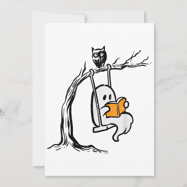 Halloween Ghost Swing Reading  (Front)
