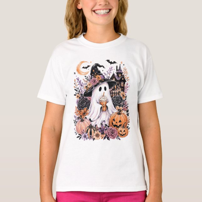 Halloween Ghost T-Shirt (Front)