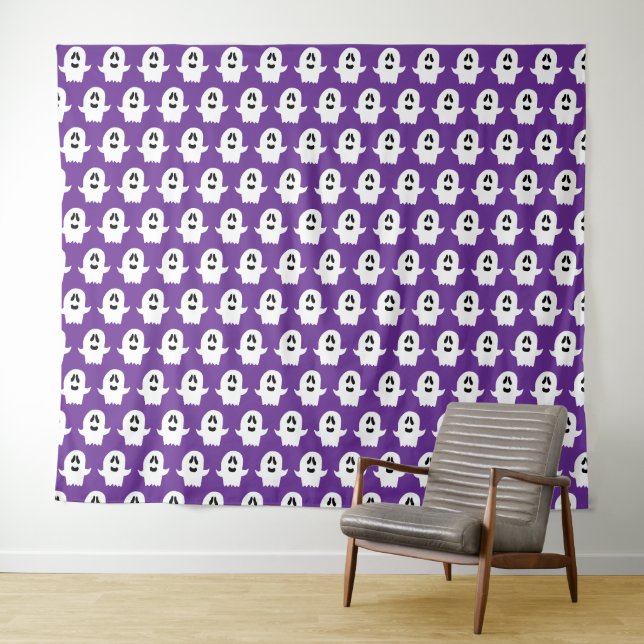 Halloween Ghost Tapestry (In Situ (Horizontal))