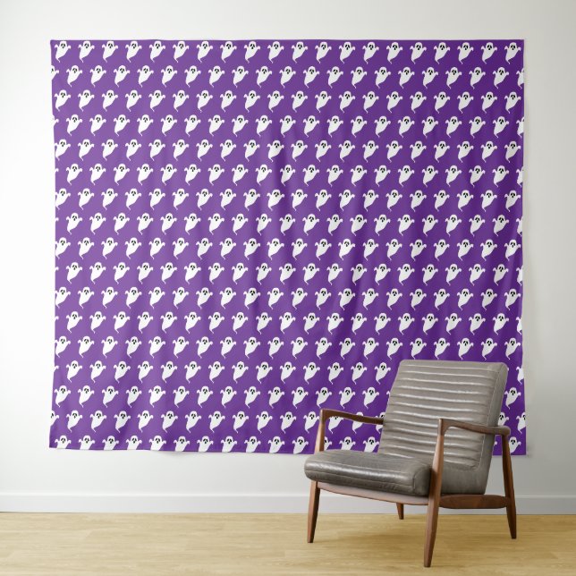 Halloween Ghost Tapestry (In Situ (Horizontal))