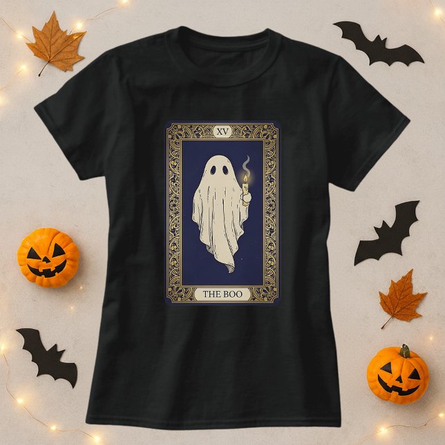Halloween Ghost Tarot Card T-Shirt (Creator Uploaded)