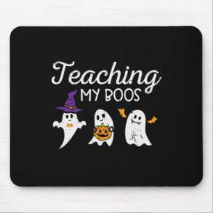 Halloween Ghost Teachers Teaching My Boos Costume Mouse Pad