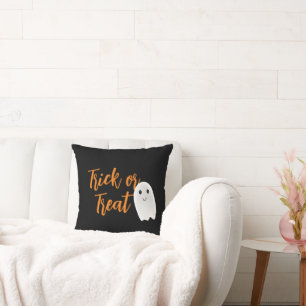 Halloween Ghost Throw Pillow