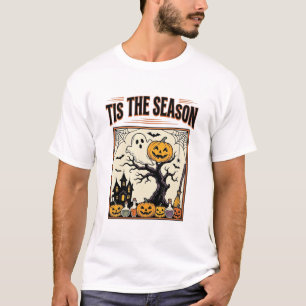 Halloween Ghost Tis The Season Haunted House_1 T-Shirt