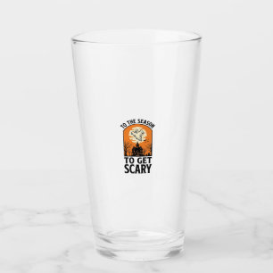 Halloween Ghost To Get Scary Vintage Spooky_1 Glass