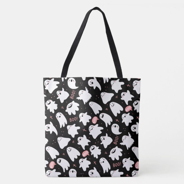 Halloween Ghost tote bag (Front)