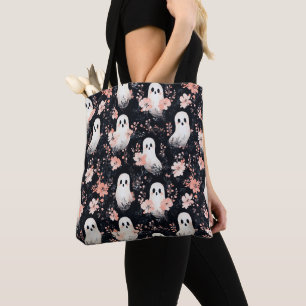 Halloween Ghost Trick or Treat Tote Bag
