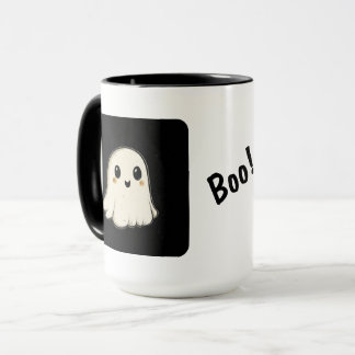 Halloween Ghost with Boo! Mug