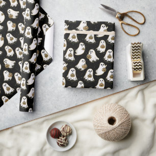 Halloween Ghost Wrapping Paper