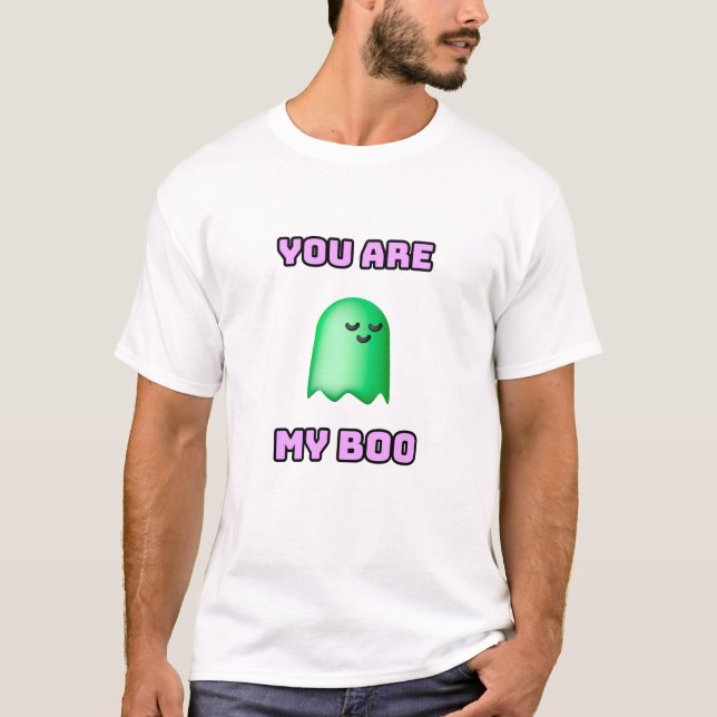 Halloween Ghost - You Are My Boo T-Shirt (Front)