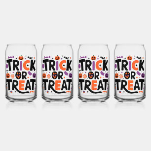 Halloween - ghostly festivities can glass