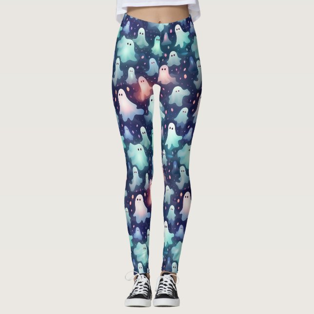 Halloween Ghosts and Goblins Leggings (Front)