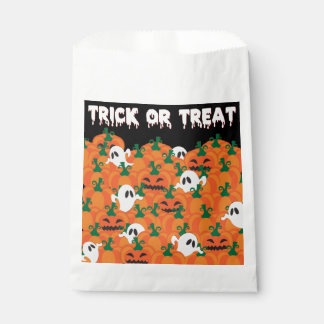 Halloween Ghosts Haunted Pumpkin Patch Favour Bags