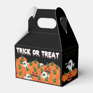 Halloween Ghosts Haunted Pumpkin Patch Favour Box