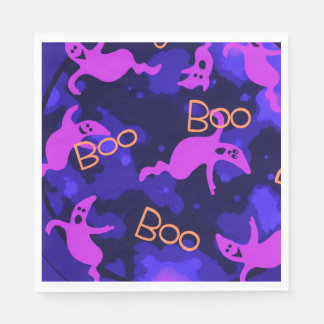 Halloween Ghosts in the Night napkin