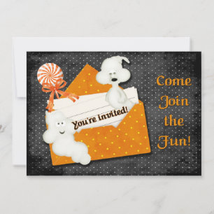 Halloween Ghosts Invitation