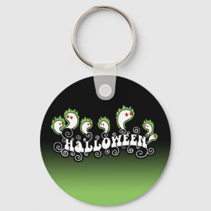 Halloween Ghosts Key Ring