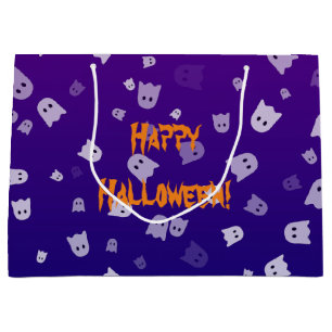 Halloween Ghosts Large Gift Bag