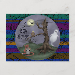 Halloween Ghosts Postcard