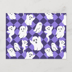 Halloween Ghosts Postcard