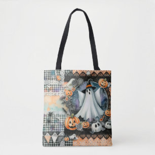 Halloween Ghosts & Pumpkins #1 Tote Bag