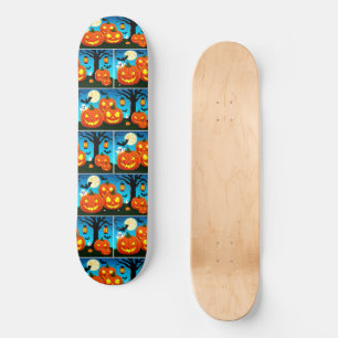 Halloween Ghosts, Pumpkins, Bats Skateboard