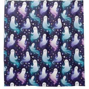 Halloween Ghosts  Shower Curtain
