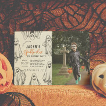 Halloween Ghosts Spooktacular Birthday Party Photo