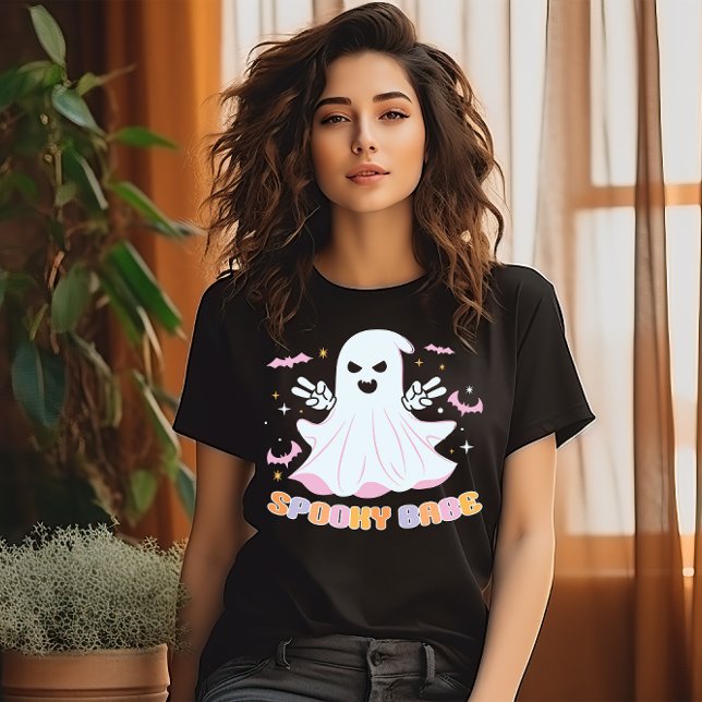 HALLOWEEN GHOSTS 👻SPOOKY BABE T-Shirt (Creator Uploaded)