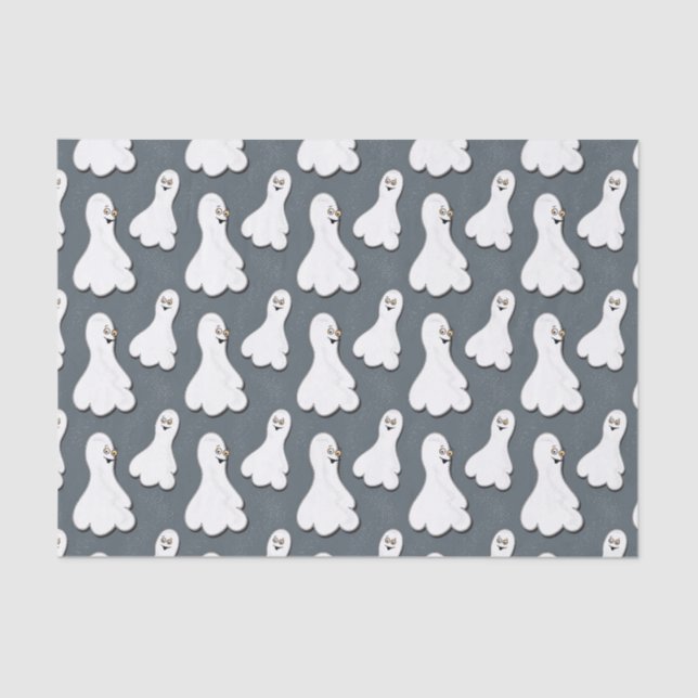 Halloween Ghosts Tissue Paper (Front)