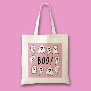 Halloween Ghosts Trick or Treat Tote Bag