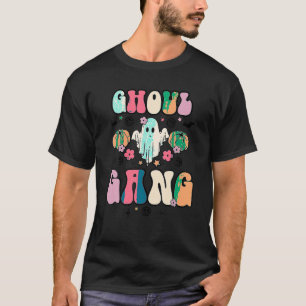 Halloween Ghoul Gang Groovy Hey Boo Pumpkin Boo Cr T-Shirt