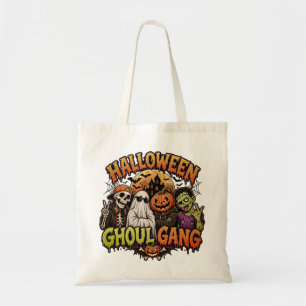 Halloween Ghoul Gang Spooky Crew Tote Bag