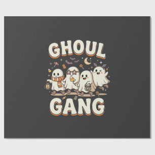 Halloween Ghoul Gang Wrapping Paper