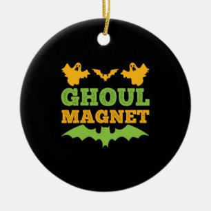 Halloween Ghoul Magnet Birthday Ceramic Tree Decoration