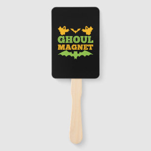 Halloween Ghoul Magnet Birthday Hand Fan