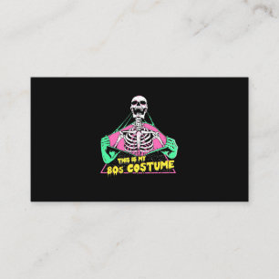 Halloween Gift   80s Halloween Costume Retro Business Card