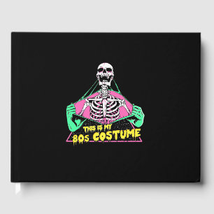 Halloween Gift   80s Halloween Costume Retro Guest Book