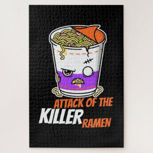 Halloween Gift Attack Of The Ramen Jigsaw Puzzle