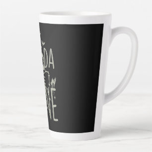 Halloween Gift   Bad To Da Bone Latte Mug