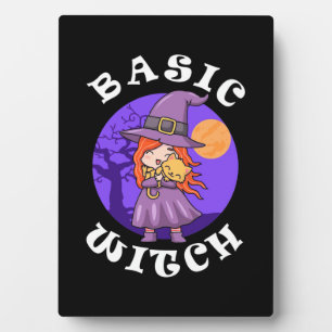 Halloween Gift   Basic Witch Plaque
