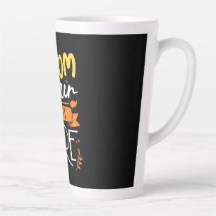 Halloween Gift   Broom Hair Do Not Care Latte Mug