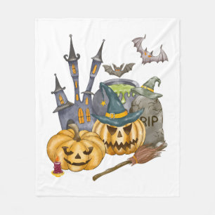 Halloween Gift Shirt Nightmare Before Christmas Fleece Blanket
