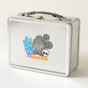 Halloween Gift Shirt Nightmare Before Christmas Metal Lunch Box
