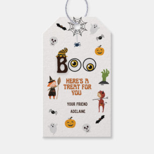 Halloween gift tag, trick or treat Favour tag. Tags